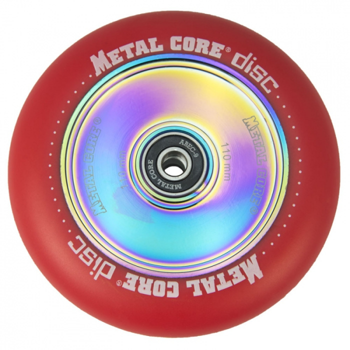 METAL CORE DISC 110 MM Red/ Neochrome
